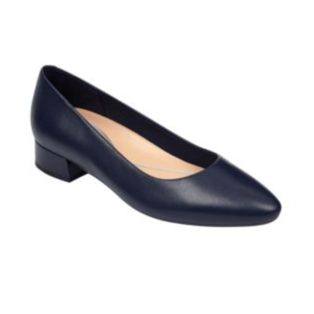 Easy Spirit Caldise Leather Low Heel Dress Shoes